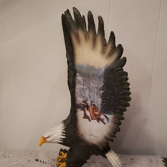 Bradford Exchange "Ancient Legend" Sacred Spirits Collection Eagle Figurine - Picture 6 of 8